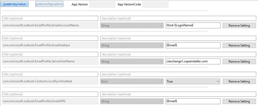 Outlook on android