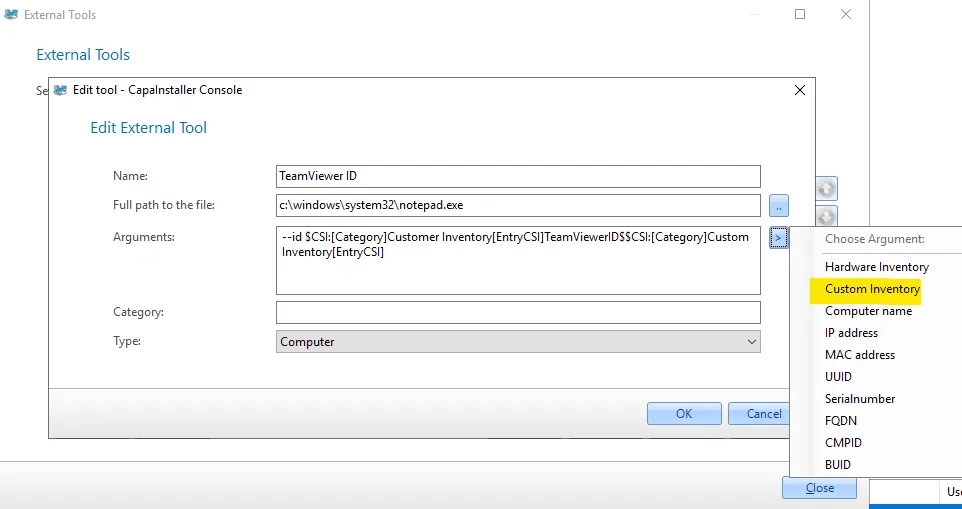 TeamViewer integration