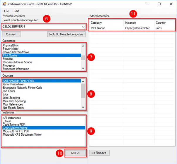 Windows Performance Counters