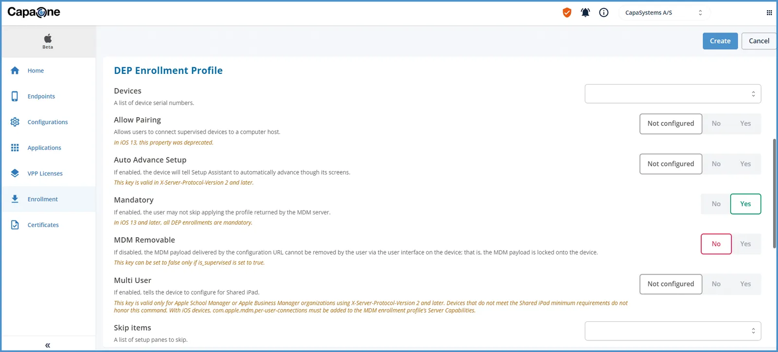 Easy-to-use MDM